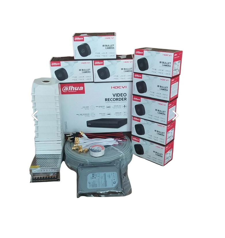 8 Kanal 8 Kamera Güvenlik Kamera Seti 1 Tb Hdd