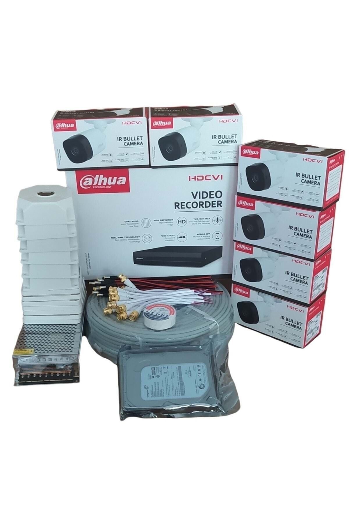 Dahua 8 Kanal H265 6 Adet Kamera - 1 Tb Hdd 