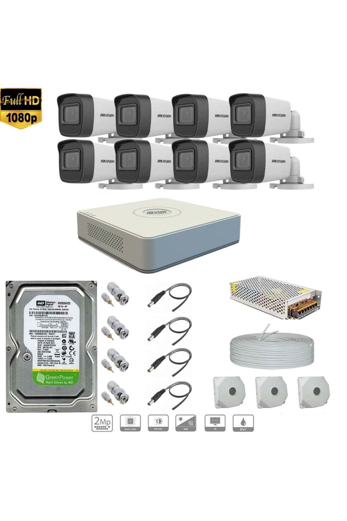 Full Hd 2 Kameralı Set